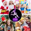 Soccer Night Light for Kids, 3D Optical Illusion Mood Light 16 Color s LED Dimmable with Remote Room Football Decor, No.10 Argentine Soccer Lamp Gifts Toys for Boys Girls Teens Men, (DHMMXUS)