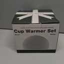 Coffee Mug Warmer & Kepwam Mug Set, 3 Temp Settings up to 167, Gravity Sensor & Light Display, Cup Warmer with 6H Auto Shut Off, Idealt Gift for Dad Mom, Beverage Warmer for Heats Coffee, Tea & More