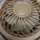 SWEETFULL Baby Stroller Fan - 4000mAh Rechargeable 4-Speed Quiet with LED Display & Night Light, Mini Portable 360 Clip On Safe Fan for Car Seat, Crib, Travel - Brown