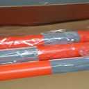 RoadHero 45 Inch 3 Pack Delineator Post with Base, Orange Traffic Delineator Posts Cones with Reflective Collars for Parking Lots, Road Safety, Construction Events