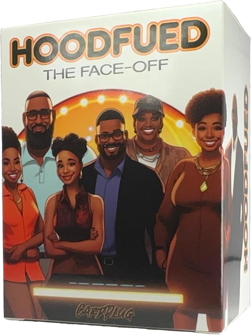 HoodFued : The Ultimate Family Trivia Card Game - A Culture-Centric Game That Brings Friends and Family Together for Fun and Knowledge and More Fun Than The Hood Charades Game for Family or Tabu