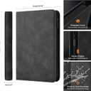 Trading Card Binder 9 Pocket - Premium Card Collection Binder for 360 Cards, Durable Side-Loading Card Album with Zipper, Perfect for TCG, MTG, and Sports Cards, Green