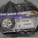 Snow-Chains Auto Fixing 1 Min Quick Fit Easy Installation Tire-Chains, Portable Reusable Universal Emergency Tire Traction Chain for Passenger Car, Pickup Trucks and SUV - Set of 2 (HKN-110)