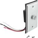 Photocell Sensor for Outdoor Lights,120V-277V AC Dusk to Dawn Light Sensor Control,Hardwired Post Eye Photocontrol with Wall Plate (Silver)