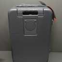 Hanke 20 Inch Carry On Luggage 22x14x9 Airline Approved with Lock and Cup Holder,Top Opening Hard Shell Suitcases Travel Luggage with Wheels,Gray (Carry On 20-Inch, Gray)