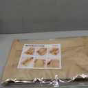 50 Pack Paper Bread Bags for Homemade Bread, 7x311 Inches Resealable Tin Tie Tab Bakery Bags with Window for Round Sourdough, Cookies, Loaves, Bagels | Grease Resistant