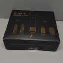 5 in 1 Hair Styler Curler & Air Dryer Brush, Low-Speed Negative Ionic Air Styler Drying, Multi Hair Styler, Professional Blow Dryer Brush for Curling Volumizing Straightening Styling