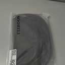 Spacious Nylon Crossbody Bag Bum Bag Handbags Wallets Purses Trendy Shoulder Bag for Women (Black)