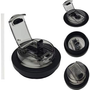Detachable Flip Straw Lid for Stanley Lid Replacement 40oz, No Spill Proof Stanley Cup Accessories Lid