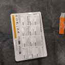 120 LEDs Under Cabinet Lights 3 Color Temps, 6 Pack 30CM Motion Sensor Light Indoor, 3000-6000K Dimmable Closet Lights, Rechargeable Under Counter Lights for Wardrobe, Kitchen, Stairs