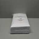 6 Pack 70x120-Inch Rect White Tablecloths-Reusable Polyester Table Covers  Protect from Spills (Not Waterproof)  for Weddings, Banquets, Parties  Ships Folded, Wrinkles Likely, Steam Before Use