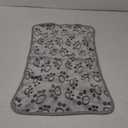 Luciphia Premium Soft Dog Blanket for Small Medium Large Dogs Washable 300GSM Fluffy Warm Fleece Puppy Cat Paw Print Pet Flannel Grey Paw M(30"x20")