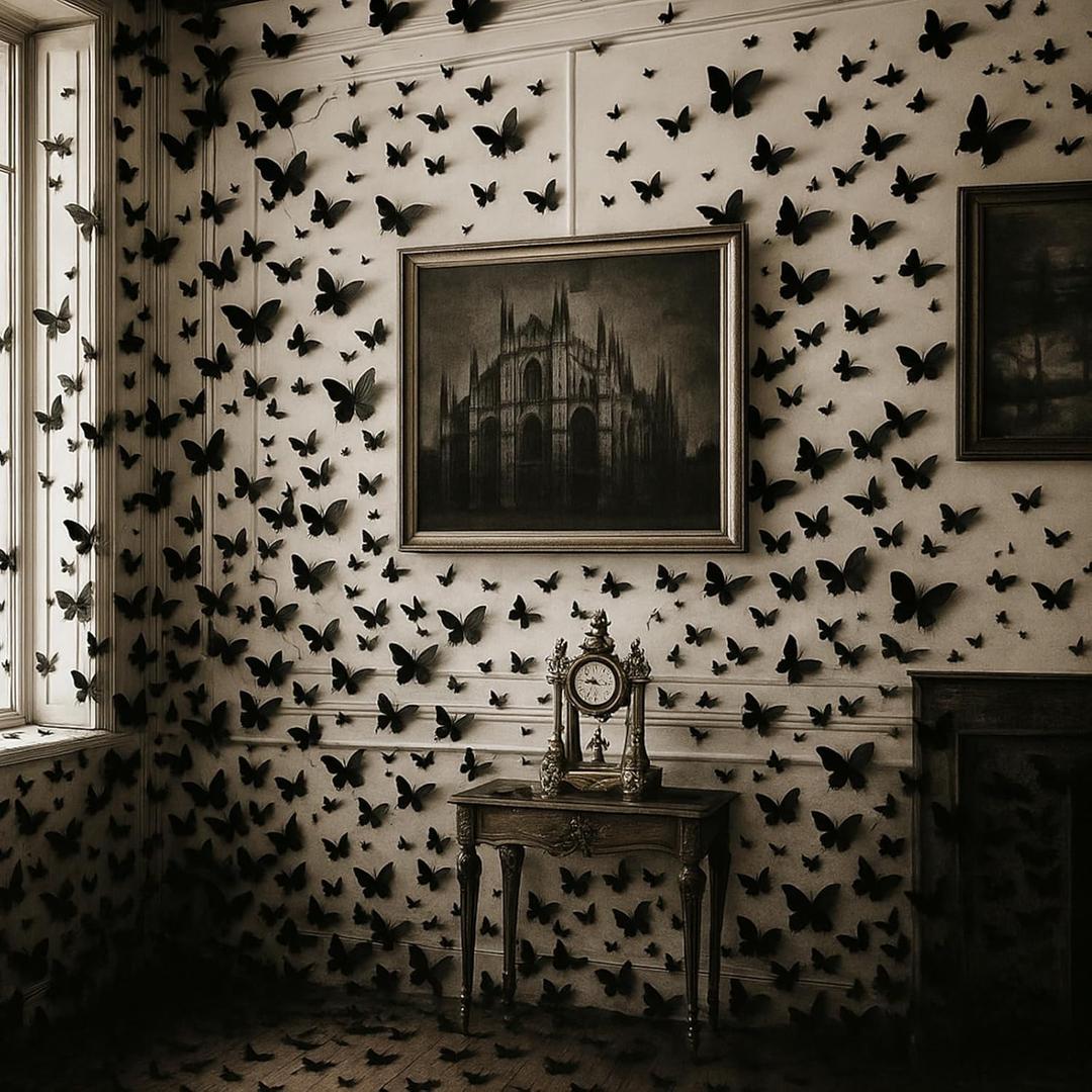 300 Pcs 3D Halloween Butterfly Wall Decor Bulk Black Butterfly Stickers 3 Sizes Mural Removable Decals DIY Wall Art for Bedroom Living Room Halloween Decoration Party Indoor