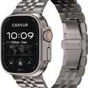 Titanium Watch Band T20 - For Apple Watch ULTRA 3 / ULTRA 2 / ULTRA (49mm) - Grade 2 Titanium - Premium Color Match - Secure Butterfly Clasp - Adjustable Apple Watch Band - (T20)