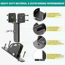 Antsky Pergola Brackets 4x4 (Actual Size:3.5"×3.5") Adjustable Angles Saddle Roof Riser Brackets for Patio Cover 304 Stainless Steel Pergola Bracket Kit Patio Roof Riser Patio Kit, 3Pack