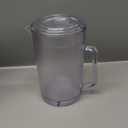 G.E.T. P-3064-1-CL-EC Heavy-Duty Shatterproof Plastic 2 Quart Pitcher with Lid, BPA Free (64 Ounce), Clear