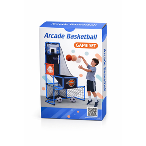 Kids Arcade Basketball Game Set – Indoor Mini Hoop with Balls & Net