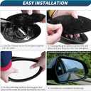 Motoforti Right Side Heated Wing Mirror Glass Replacement for Toyota Highlander 2001-2007 Rear View Door Mirror No.8796148150