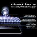 8 x Tempered Glass Screen Protector Tesla Model Y/3 Screen Protector Accessories 2024 2025 15" Matte 9H Tempered Glass, Anti-Glare, Easy Install Fits Y (2025-2020) & 3 (2023-2017)