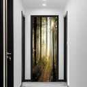 Doors Wallpaper Murals Door Wallpaper Sticker Self Adhesive Vinyl Removable Art Door Decals for Home Decoration (Scene5)