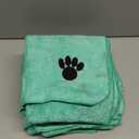 Chumia 4 Pack Dog Towels for Drying Pet Grooming Absorbent Dogs Soft Microfiber Quick Drying Winter Large Medium Small Puppy Bath Towels for Kitten Cats Pets(16 x 31 Inch,Green)