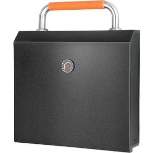 Hinged Lid for Blackstone 17 inch Griddle, Hood with Thermometer for Blackstone Adventure Ready 17 inch Griddle 1832 1650 1900 1814 Flat Top 5010 Replacement Parts Tabletop Hard Cover