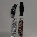 Simpeak Elastic Scrunchie Band Compatible with Apple Watch Series 11 10 (42mm) Series 9 8 7 (41mm) 6 SE 5 4 (40mm) 3 2 1 (38mm), Women Bracelet Band Compatible with iWatch 42mm 41mm 40mm 38mm, Small 4 PCS