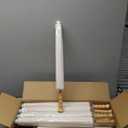 32" Paper Umbrellas for Weddings bamboo Handle Parasol Umbrella Decorative for sun Handmade Oil Paper Parasol Painting Umbrella for Bridal Party Decor White 10PK