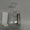 Titanium Large Size Keychain Pill Holder Pill Container with Carabiner Pill Case, Portable Pill Case for Purse, Backpack, Keyring Watertight Travel Pill Container for Medicine (Silver)