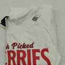Cherry Farmer's Market Fresh Picked Cherries Cherry Lover T-Shirt, Medium,  White