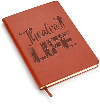 DTUWRCP Theater Gifts Musical Theatre Journal Broadway Gift Idea for Actors Dramatic Acting Notes Drama Actor Actress Gifts (Theater LIFE)