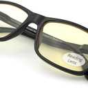 J+S Blue Light Reading Glasses for Women Men | 3 in 1 Readers Block Harmful Blue-Light 100% UVA UVB | 1.0+ to 3.0+ Diopter