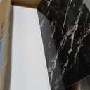 Haimin Wall Panels Peel and Stick 10 Pieces 23.6x11.8in (19.4 Sq. Ft. Coverage) Lightweight Backsplash Marble Look Tile (not Real Marble) Ideal for Kitchen Bathrooms Living Rooms Bedrooms (Black-JGH)