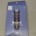 Norelco Philips 100% Waterproof Beard Trimmer 3000 Series with Self-Sharpening Blades, 40 Adjustable Beard Trimmer Length Settings & Two Lift&Trim Combs, USB Charging, BT3620/40 (Black)