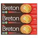 Breton Original Crackers 7 Ounce Pack of 3 (EXP 07/26/26)