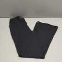 Women's Yoga Pants with Pockets No Front Seam Crossover High Waisted Flare Leggings Tummy Control Bootcut Pants (Large, Black)