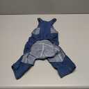 Dog Denim Jumpsuit Overalls, Dog Jeans Overalls Clothes, Puppy Costumes for Dogs Cat (Large)