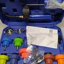 Orion Motor Tech Coolant Pressure Tester Kit, 19pc Radiator Pressure Tester Kit with 15 Radiator Adapters & Wrench, Cooling System Pressure Tester Kit with Vacuum Pump & Probe Thermometer