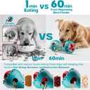 knitly Interactive Dog Toys, Adjustable Treat Dispensing Toy to Keep Them Busy, Dog Enrichment for Brain Stimulation & Cognitive for Puppy Puzzle to Reduce Boredom-Ideal Gift for All Dogs(Rigid Nylon)