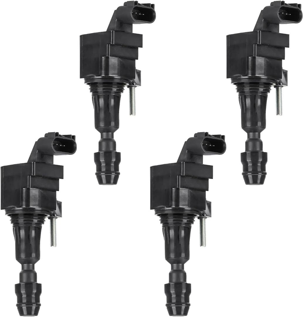 Ignition Coil Pack for Chevy Equinox 2.4L 2010-2017, Captiva Sport Malibu Cobalt, for Buick Verano Regal LaCrosse, for GMC Terrain, for Pontiac Solstice, for Saturn Aura Ion, Replaces UF491, 4 PCS