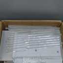 Geetery 12 Pieces Tall Acrylic Vase Wedding Centerpieces Clear Flower Stand Column Geometric Floral Vase Elegant Display Holder for Birthday Party Wedding Table Decorations (28 Inch)