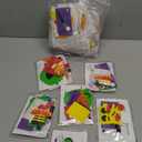 4E's Novelty Halloween Crafts for Kids (24 Pack) Bulk Silly Monster Crafts with Magnetic Foam Stickers, Make Your Own Monster Kit for Fall Halloween Classroom Party Activities