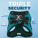 Voyager Step-in Air Dog Harness - All Weather Mesh, Reflective, No Pull Harness for Small, Medium Dogs, Cats - Secure with Hook & Loop Fastener, Buckle, Double D-Rings - Turquoise 2-Tone, XL Set of 1