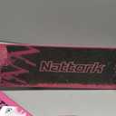 Nattork Scooter for Kids 6+, Teens and Adults- Adjustable Height Folding Kick Scooter with Large Sturdy Wheels for a Smooth Ride, Lightweight, Anti-Shock Suspension for Boys and Girls, Rosy