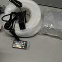 CHINLY 32W Twinkle 1600pcs 13.1ft 0.03in Fiber Optic Lights Starlight Headliner kit, Music Mode Bluetooth APP Control Remote, RGBW Star roof Lights for Star Headliner/Home Theater/Pool Ceiling