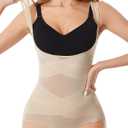 Shapewear Bodysuit for Women Tummy Control Butt Lifter Trainer Postpartum Stomach Body Shaper Slimming Girdles, Large