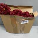 Suncalla 50 Pcs 5.5 Inches Peonies Artificial Flowers with Wire Branch Silk Realistic Blooming Fake Peonies Rose Bouquets for Wedding Table Centerpiece DIY Craft Party Home Decor (Burgundy)