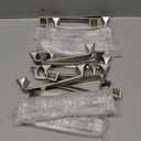 Amerdeco 15 Pack Kitchen Cabinet Handles 5 Inch(128mm) Hole Centers, Brushed Satin Nickel Handles for Kitchen Cabinet Hardware, Cabinet Pulls for Bathroom Dresser Drawer Handles ZH0002