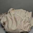 Full Size Toddler Bed Tent Canopy: Lights & Flags Indoor Kids Play Tent Playhouse - Large Girls & Boys Teepee Tent Privacy Space Sleeping Tents Gifts (Large Natral) Only A Tant, No Complete