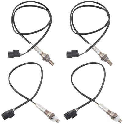 Dasbecan O2 Oxygen Sensor 2PCS Compatible with Acura MDX RL TL TSX 3.5L 3.7L 2009-2014 Honda Accord Pilot Ridgeline Crosstour Odyssey 2008-2013#25024785 25025059, Upstream & Downstream